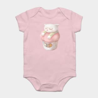 Cute Kitten Cupcake Baby Bodysuit